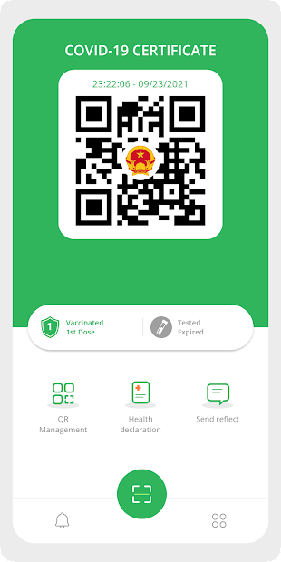 Screenshots Tải app PC Covid: Xem thẻ xanh, khai báo di chuyển, đăng ký tiêm