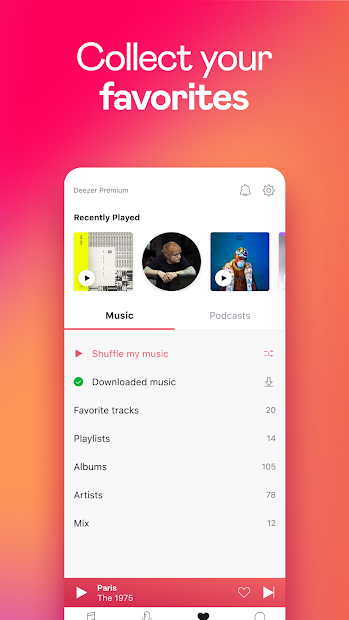 Screenshots Deezer: Thế giới âm nhạc trong tầm tay của bạn