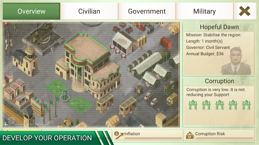 Screenshots Rebel Inc. - Thời kỳ nổi loạn | Game mô phỏng chiến thuật