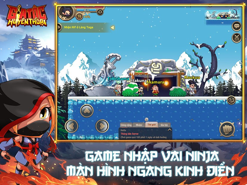 Screenshots Gia Tộc Huyền Thoại - Đại Chiến Tân Thế Giới: Game Nhập Vai Ninja