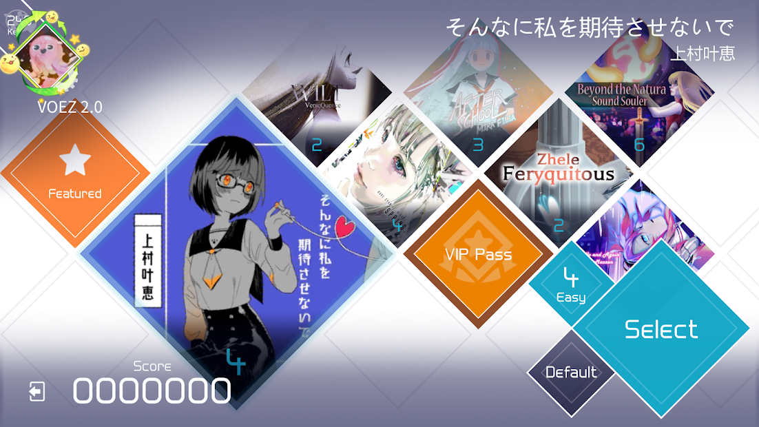 Screenshots Tải Voez - Trò chơi dành cho những người đam mê âm nhạc