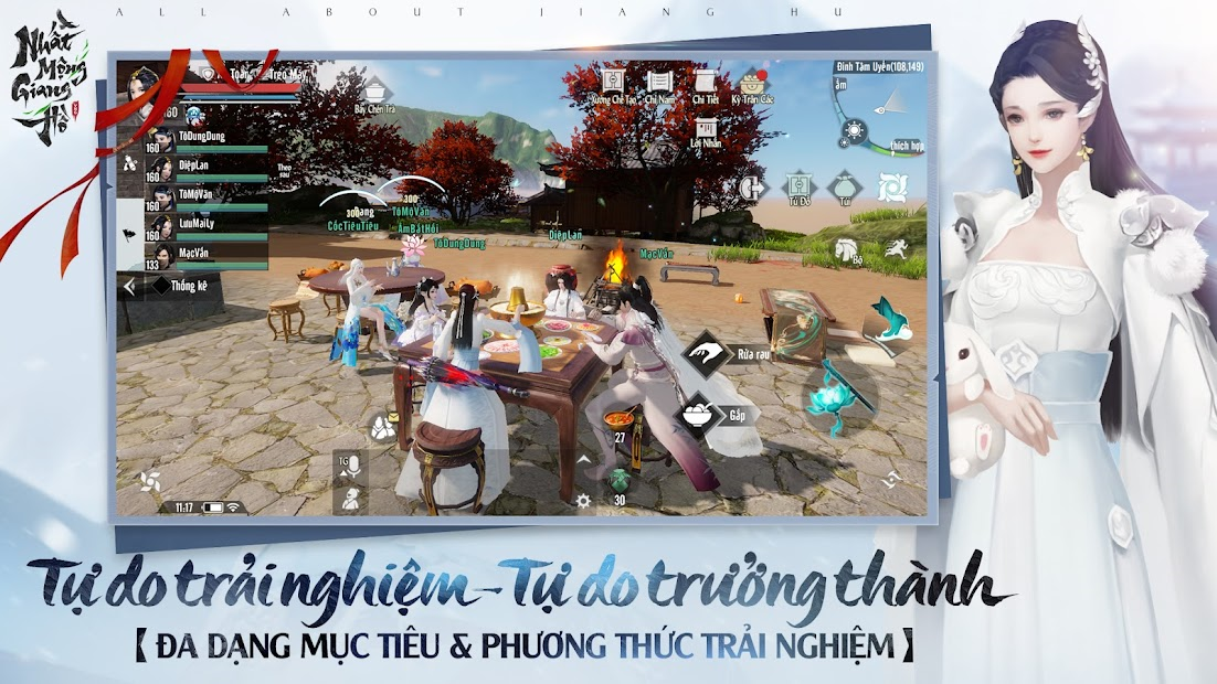 Screenshots Nhất Mộng Giang Hồ VNG - Game nhập vai kiếm hiệp thế giới mở