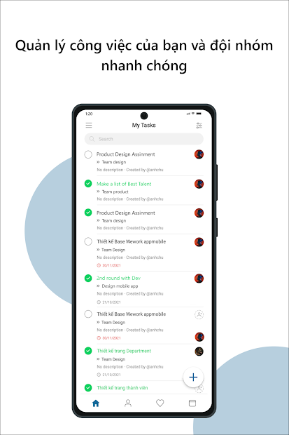 Screenshots Base Wework - Giải pháp quản lý dự án toàn diện cho doanh nghiệp