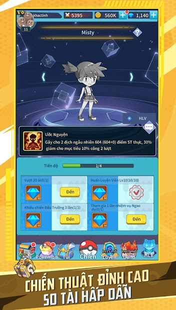 Screenshots Liên Minh Bảo Bối - Hành trình trở thành bậc thầy huấn luyện Pokemon
