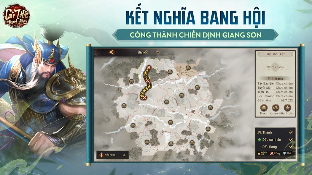 Screenshots Garena Cái Thế Tranh Hùng - Tựa game đấu tướng chiến thuật đặc sắc