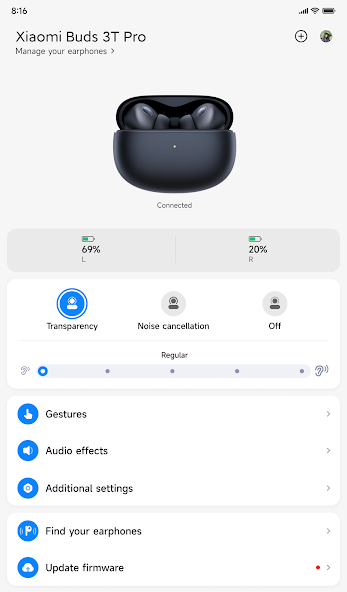 Screenshots Xiaomi Earbuds - Quản lý tất cả tai nghe Xiaomi, Redmi