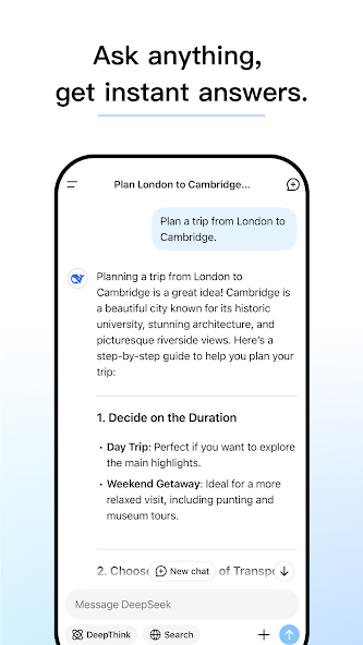Screenshots Trợ lý AI DeepSeek - Sức mạnh lớn, giá siêu hạt dẻ