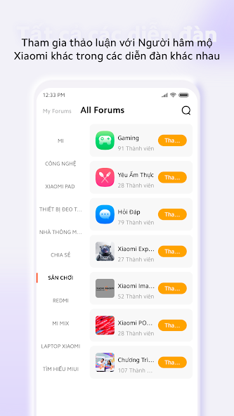 Screenshots Tải Xiaomi Community - Ứng dụng cộng đồng Xiaomi