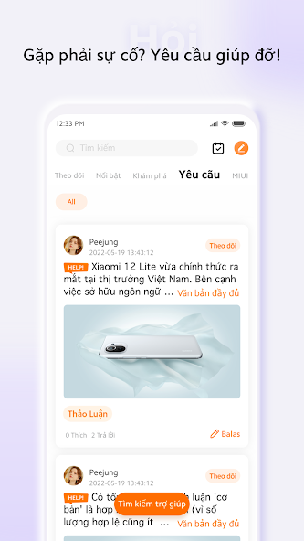 Screenshots Tải Xiaomi Community - Ứng dụng cộng đồng Xiaomi