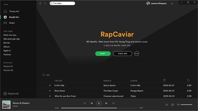 Screenshots Spotify - Ứng dụng nghe nhạc âm thanh chất lượng cao