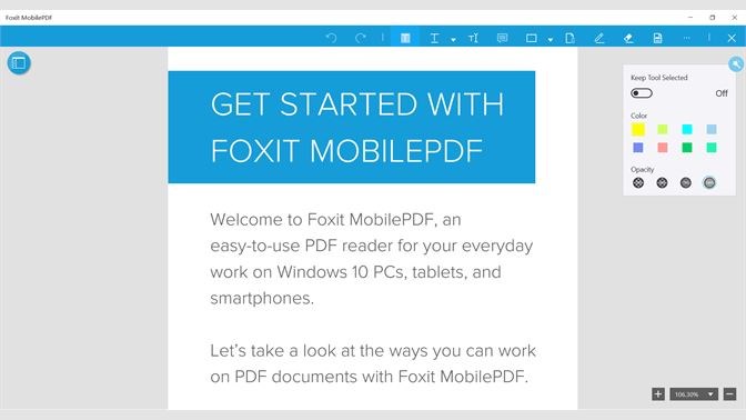 Screenshots Foxit PDF - Đọc, chỉnh sửa, chuyển file pdf sang word, excel