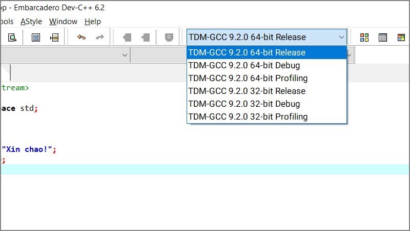Screenshots Tải Dev-C++: Công cụ lập trình C++ cơ bản cho máy tính Windows
