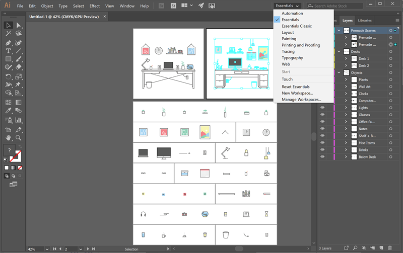 Screenshots Tải Adobe Illustrator: Phần mềm thiết kế đồ họa, vẽ vector chuyên nghiệp