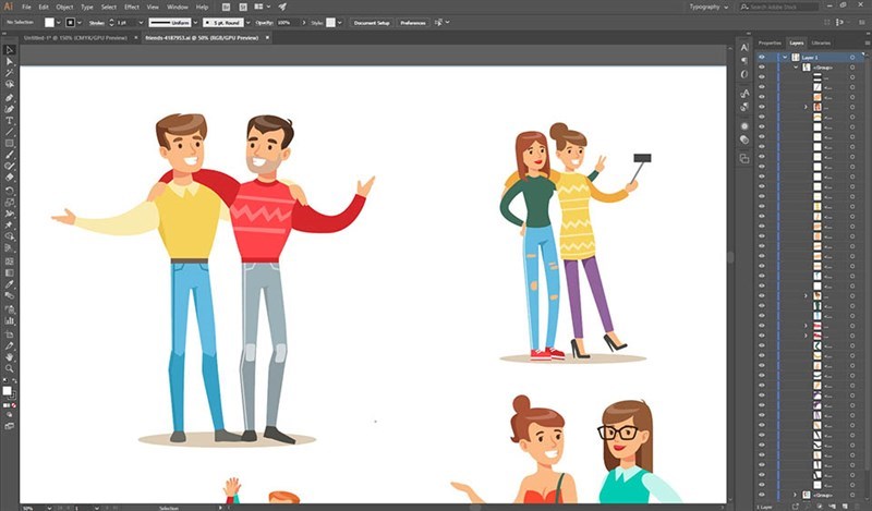 Screenshots Tải Adobe Illustrator: Phần mềm thiết kế đồ họa, vẽ vector chuyên nghiệp