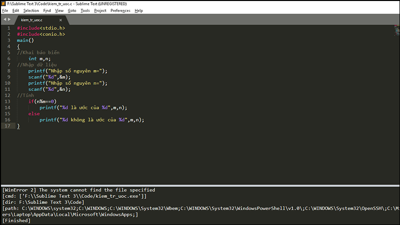 Screenshots Tải Sublime Text 3: Trình soạn thảo đa nền tảng mã nguồn mở