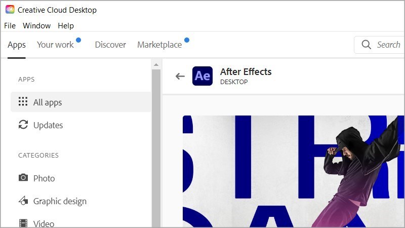 Screenshots Tải Adobe After Effects: Phần mềm xử lý hiệu ứng video và các chuyển động số