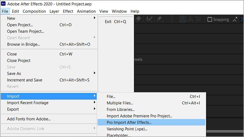 Screenshots Tải Adobe After Effects: Phần mềm xử lý hiệu ứng video và các chuyển động số