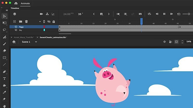 Screenshots Tải Adobe Animate: Phần mềm làm phim hoạt hình 3D, 2D chuyên nghiệp