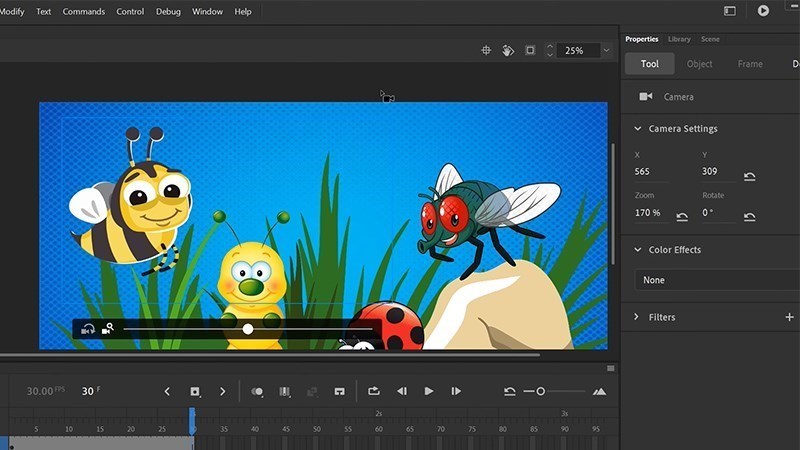 Screenshots Tải Adobe Animate: Phần mềm làm phim hoạt hình 3D, 2D chuyên nghiệp