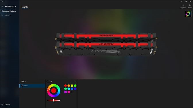 Screenshots HyperX NGENUITY - Phần mềm tùy chỉnh các sản phẩm HyperX