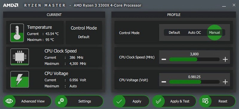 Screenshots AMD Ryzen Master - Trình ép xung hệ thống độc quyền của AMD