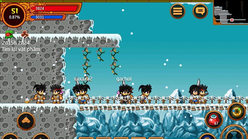 Screenshots Tải Ninja School - Thiếu niên anh hùng