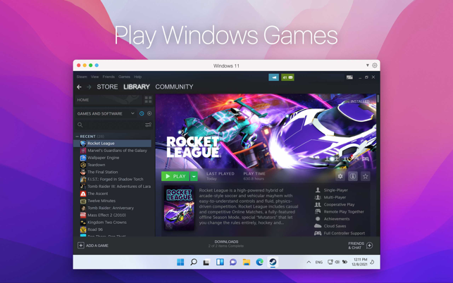 Screenshots Parallels Desktop -  Phần mềm giả lập Windows trên MacBook