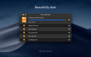 Screenshots The Unarchiver -  Phần mềm giải nén tệp cho MacBook  miễn phí