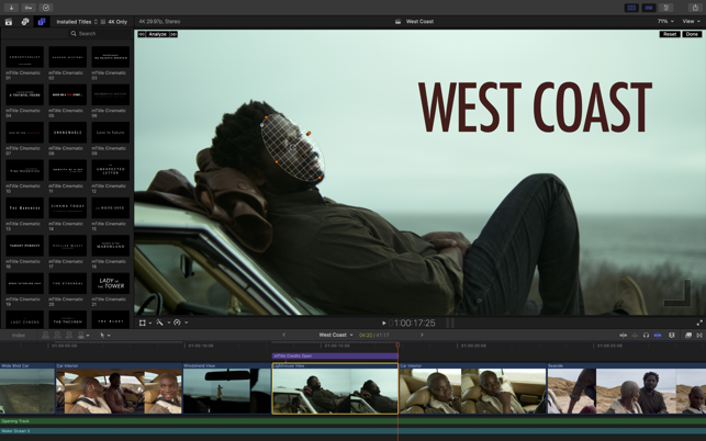 Screenshots Final Cut Pro X – Phần mềm chỉnh sửa, dựng phim trên Mac chuyên nghiệp