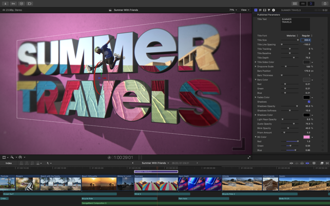 Screenshots Final Cut Pro X – Phần mềm chỉnh sửa, dựng phim trên Mac chuyên nghiệp
