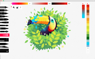 Screenshots Tayasui sketches pro - Phần mềm vẽ tranh trên Mac chuyên nghiệp