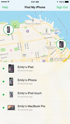 Screenshots Find My: ứng dụng tìm được mọi thiết bị Apple