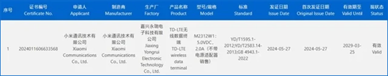 Trang chứng nhận 3C đã tiết lộ một số chi tiết về Xiaomi Watch S mới Trang chứng nhận 3C đã tiết lộ một số chi tiết về Xiaomi Watch S mới