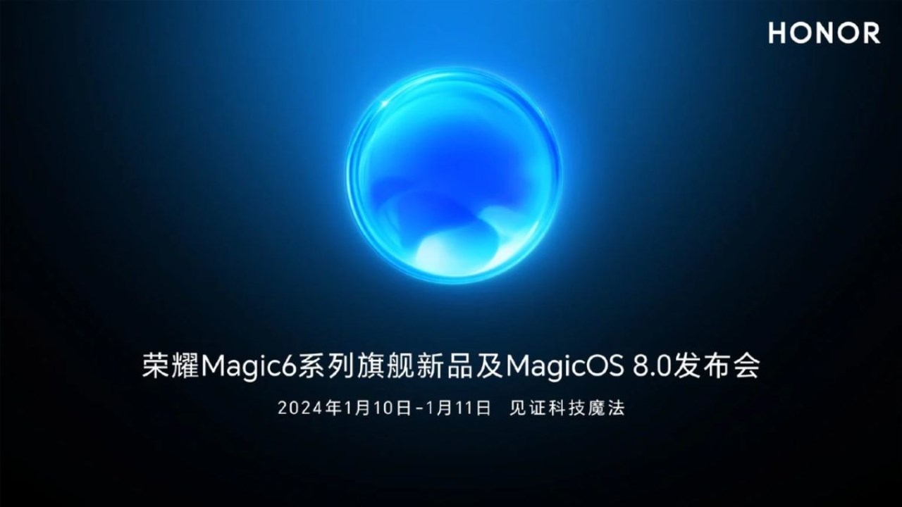 Poster tiết lộ sự kiện lớn sắp tới của Honor, ra mắt MagicOS 8.0 và Magic 6 Series Poster tiết lộ sự kiện lớn sắp tới của Honor, ra mắt MagicOS 8.0 và Magic 6 Series