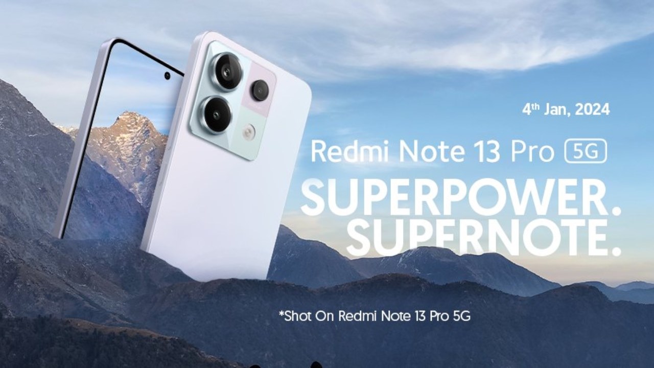 Poster tiết lộ ngày giờ ra mắt của Redmi Note 13 Pro 5G Poster tiết lộ ngày giờ ra mắt của Redmi Note 13 Pro 5G