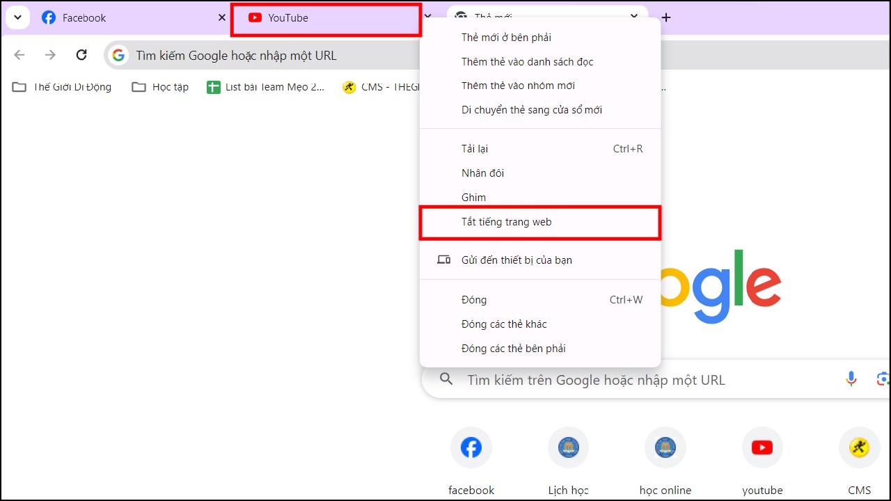 Mẹo sử dụng Chrome