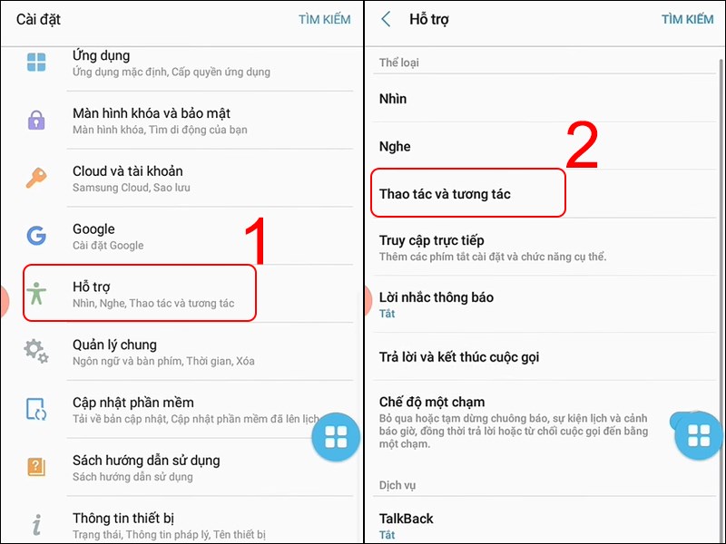 Kích hoạt tính năng Kích hoạt tính năng
