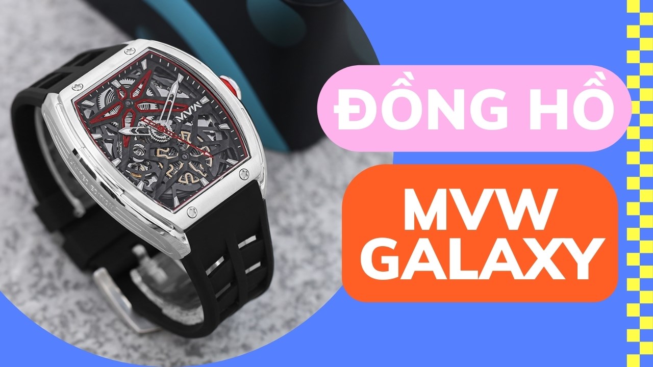 Đồng hồ MVW Galaxy trong suốt siêu đẹp 