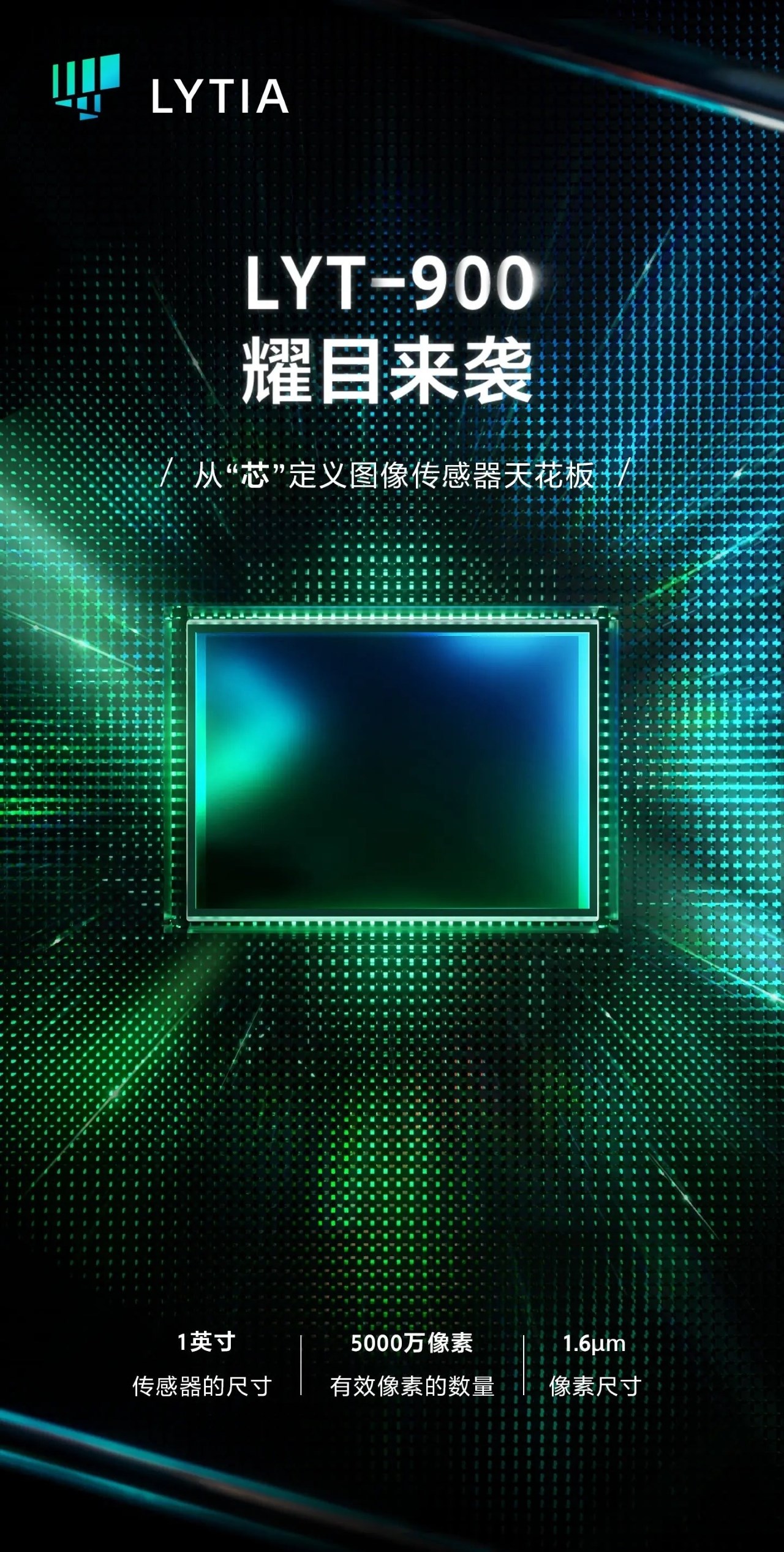 Poster giới thiệu LYT-900 của Sony đăng trên Weibo Poster giới thiệu LYT-900 của Sony đăng trên Weibo