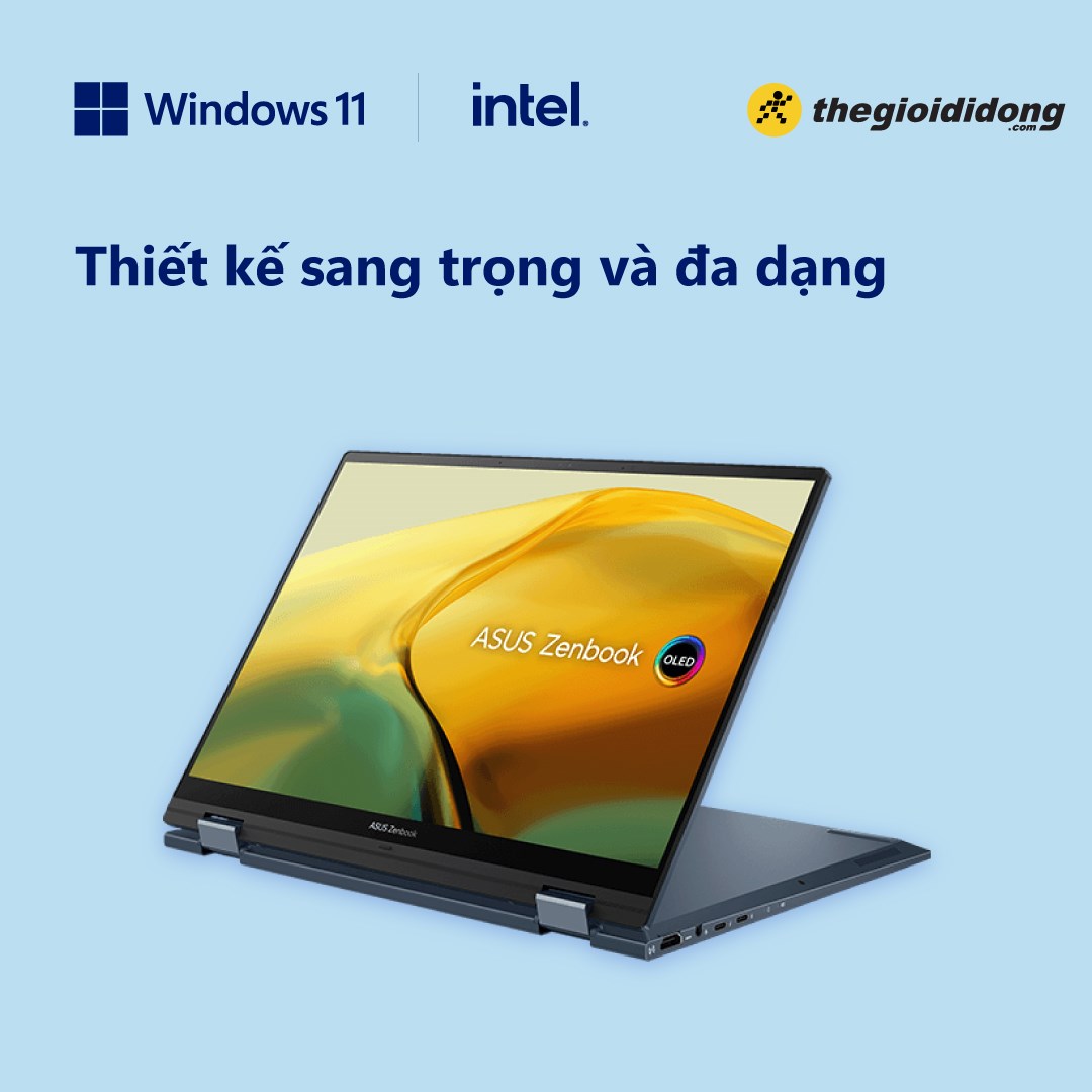 Sự đẳng cấp và linh hoạt đỉnh cao với  Asus Zenbook 14 Flip OLED UP3404VA