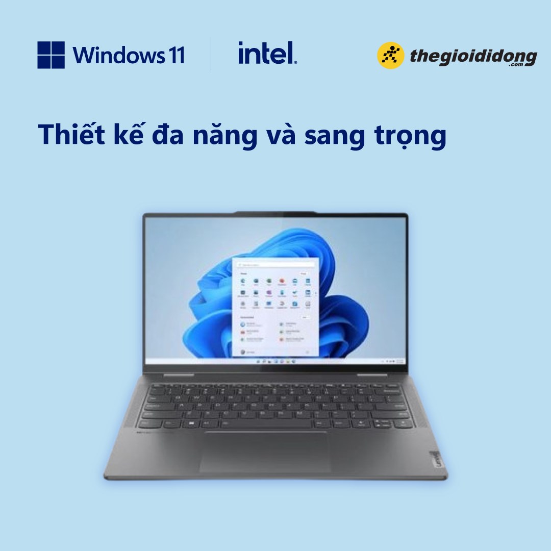 Sự linh hoạt và sức mạnh tinh tế gói gọn bên trong chiếc laptop Lenovo Yoga 7 14IRL8