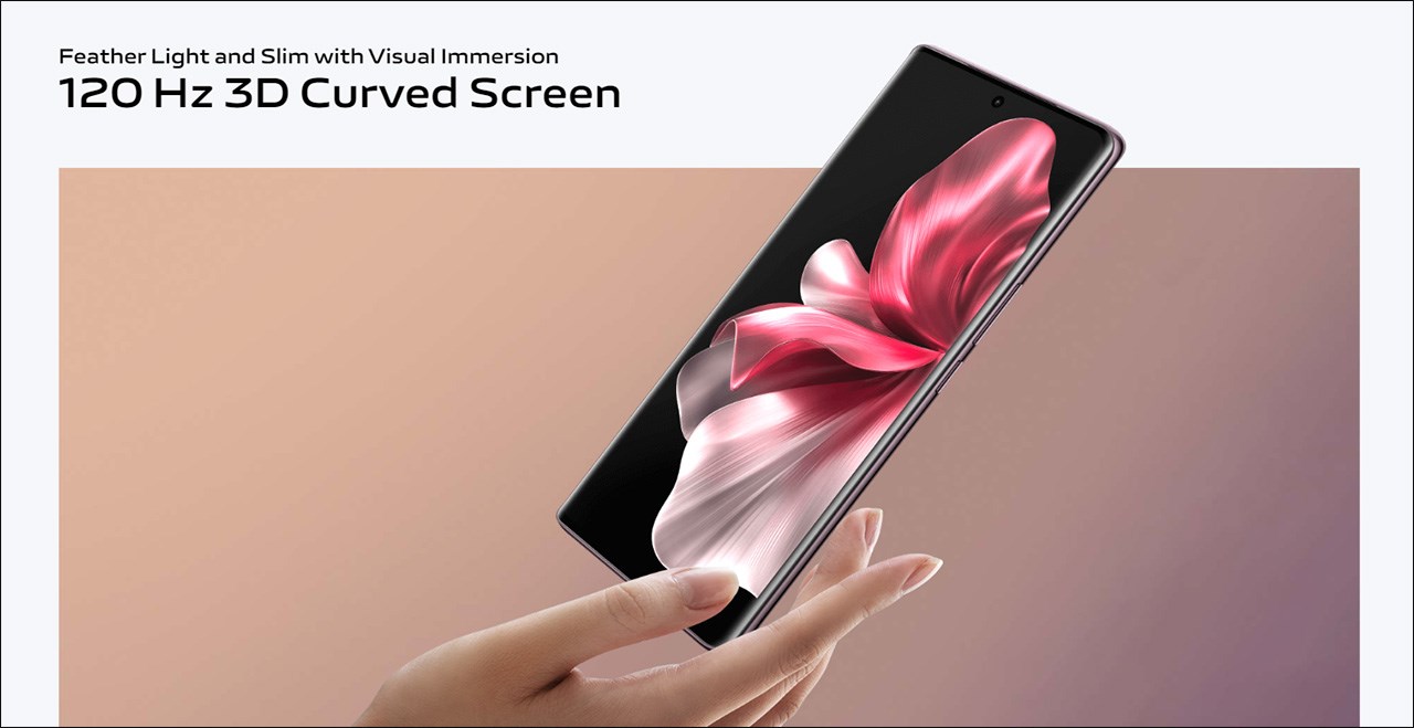 Vivo V40 Lite 5G được trang bị màn hình AMOLED cong 3D Vivo V40 Lite 5G được trang bị màn hình AMOLED cong 3D