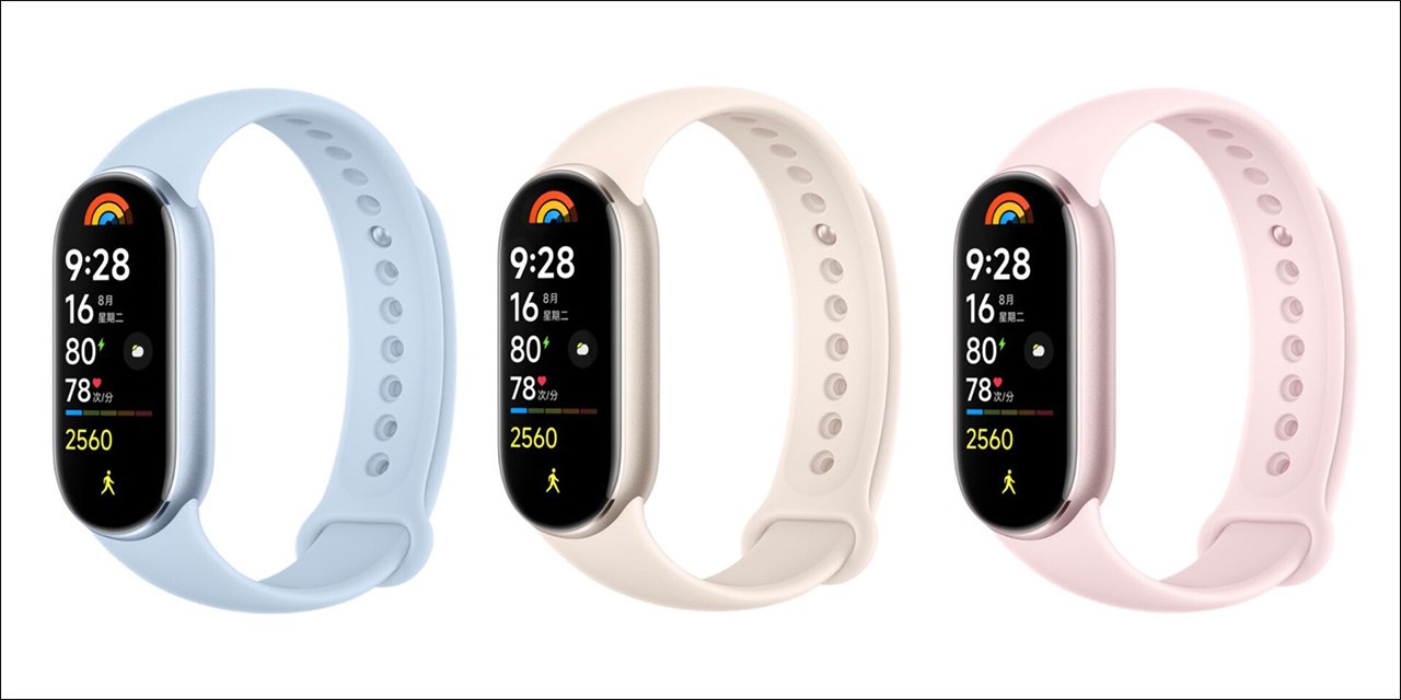 Hình ảnh render của Xiaomi Smart Band 9 Hình ảnh render của Xiaomi Smart Band 9
