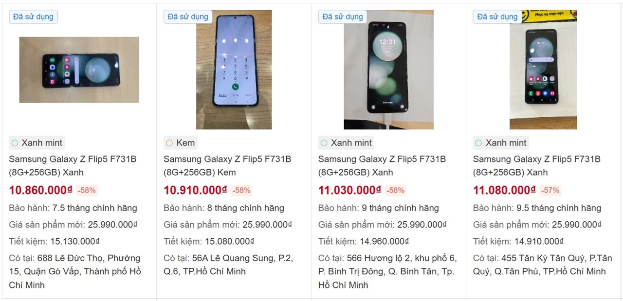 5 lý do bạn nên mua smartphone qua sử dụng tại Thế Giới Di Động 