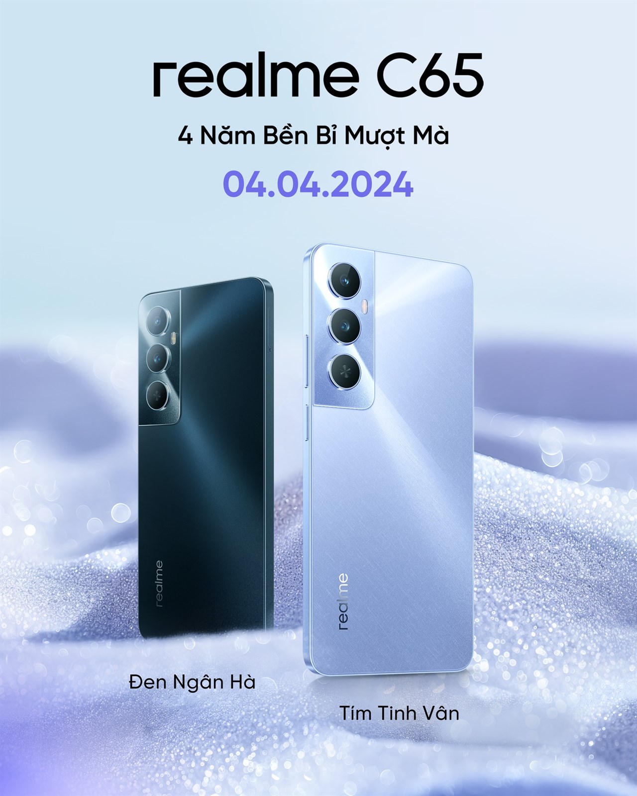Poster cho thấy realme C65 sẽ được ra mắt vào ngày 4/4 tới Poster cho thấy realme C65 sẽ được ra mắt vào ngày 4/4 tới