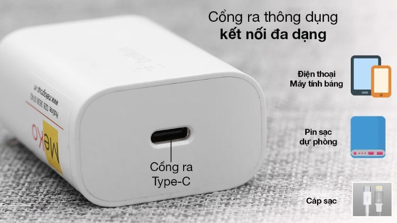 Thiết kế sạc nhỏ gọn, tiện lợi, dễ mang theo Thiết kế sạc nhỏ gọn, tiện lợi, dễ mang theo