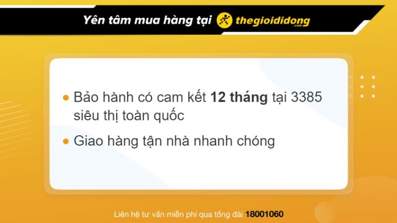 Chính sách bảo hành tại Thế Giới Di Động Chính sách bảo hành tại Thế Giới Di Động