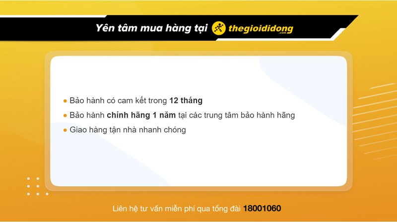 Chính sách bảo hành đồng hồ thông minh tại TGDĐ