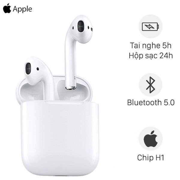 Tai nghe Bluetooth AirPods 2 Lightning Charge Apple MV7N2