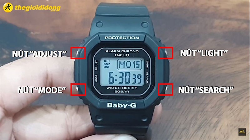 Thực hiện theo hướng dẫn để cài đặt giờ báo thức Thực hiện theo hướng dẫn để cài đặt giờ báo thức